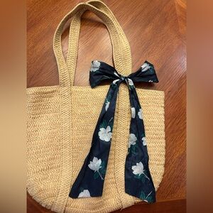 DRAPER JAMES Southern Style by REESE WITHERSPOON Everyday Straw Tote Bag Purse